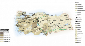 Turkey Economic map