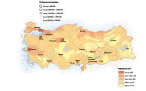 Turkey Population map