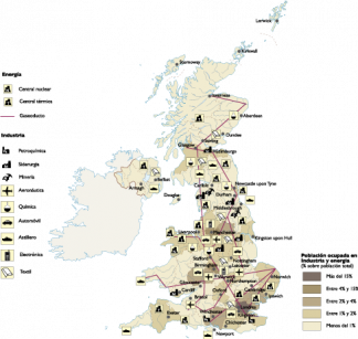 United Kingdom Economic map