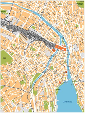 Zurich Vector Map