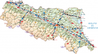 Emilia Romagna Vector Map