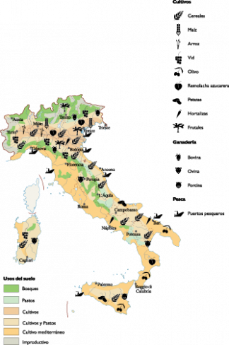Italy Land Use map