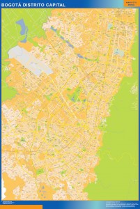 Mapa Bogota Distrito Capital
