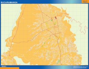 Mapa Bucaramanga
