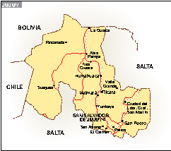 Mapa Jujuy