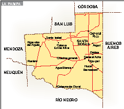 Mapa La Pampa