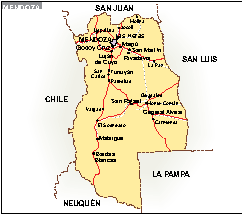 Mapa Mendoza