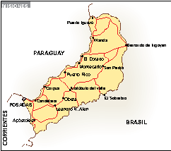 Mapa Misiones
