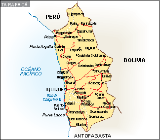 Mapa Tarapaca
