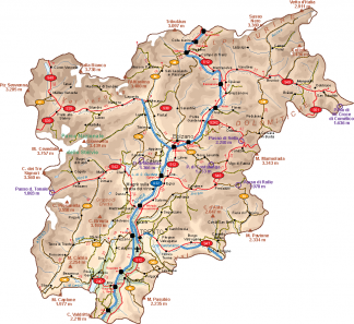 Trentino Vector Map