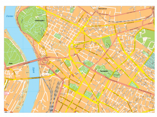 Beograd Vector EPS Map