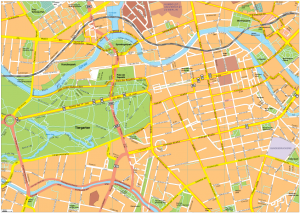 Berlin Vector EPS Map