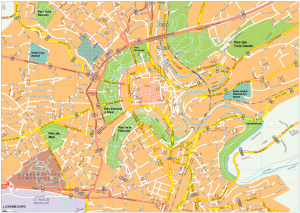 Luxembourg Vector EPS Map
