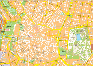 Madrid Vector EPS Map