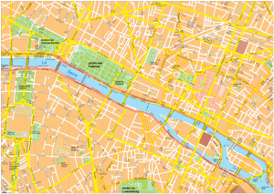 Paris Vector EPS Map