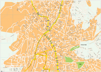 Prishtina Vector EPS Map