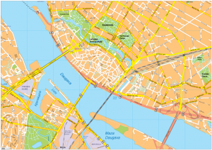 Riga Vector EPS Map