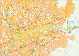 Sarajevo Vector EPS Map