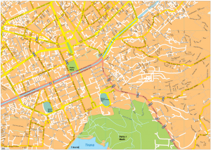Tirana Vector EPS Map