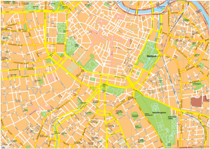 Wien Vector EPS Map