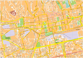 Zagreb Vector EPS Map