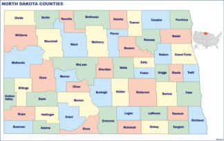 North Dakota counties